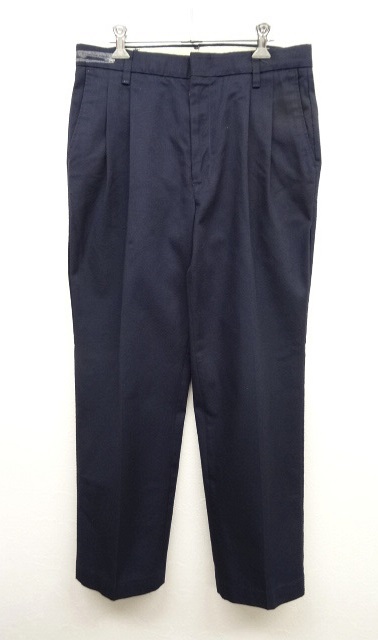 画像: RED KAP ツープリーツ ワークパンツ NAVY W32 (USED) 「Bottoms」 入荷しました。