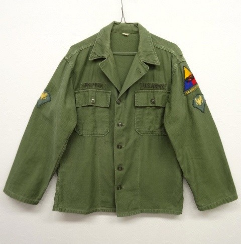 画像: 60'S アメリカ軍 US ARMY 1st MODEL 後期 OG107 ファティーグシャツ (VINTAGE) 「L/S Shirt」 入荷しました。