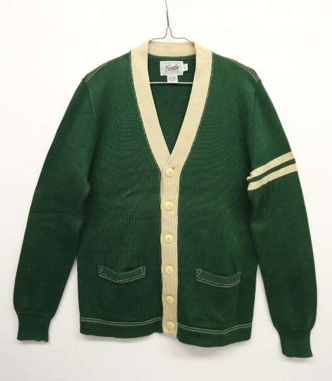 画像: RUGBY コットンニット カーディガン GREEN (DEADSTOCK) 「Cardigan」 入荷しました。