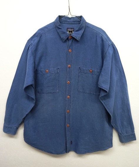 画像: PATAGONIA リネン/コットン 長袖シャツ インディゴ (USED) 「L/S Shirt」 入荷しました。