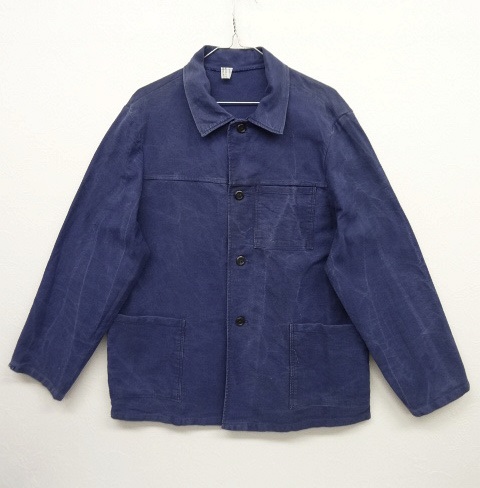 画像: フレンチ ワーク インディゴ カバーオール ジャケット (VINTAGE) 「Jacket」 入荷しました。