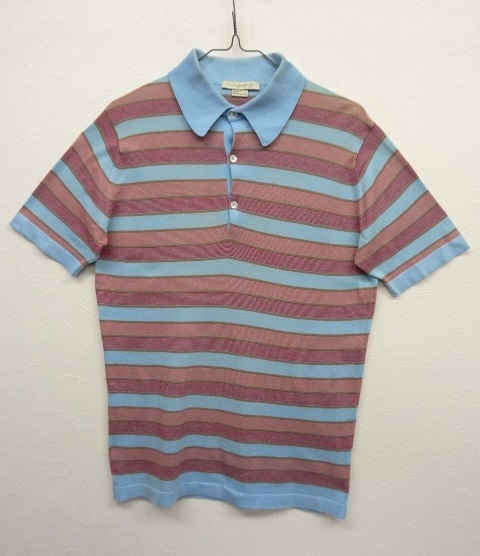 画像: JOHN SMEDLEY ボーダー 半袖 ポロシャツ イギリス製 (USED) 「S/S Polo」 入荷しました。