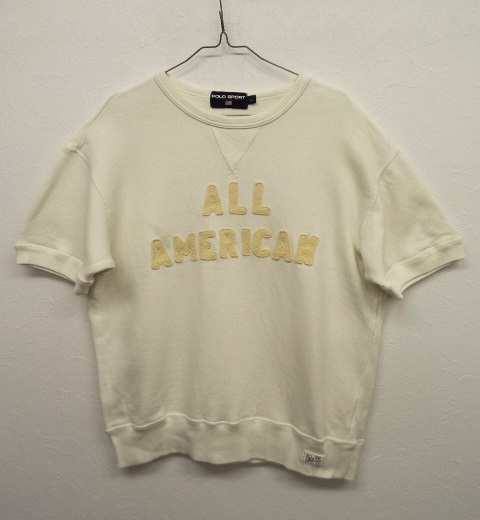 画像: 90'S POLO SPORT "ALL AMERICAN" 半袖 スウェット (VINTAGE) 「Sweat Shirt」 入荷しました。