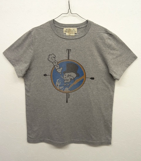 画像: 当店別注 Remi Relief "SMOKIN' SKULL" Tシャツ HEATHER GREY (NEW) 「T-Shirt」 入荷しました。