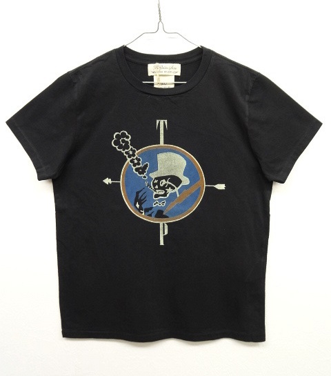 画像: 当店別注 Remi Relief "SMOKIN' SKULL" Tシャツ NAVY (NEW) 「T-Shirt」 入荷しました。