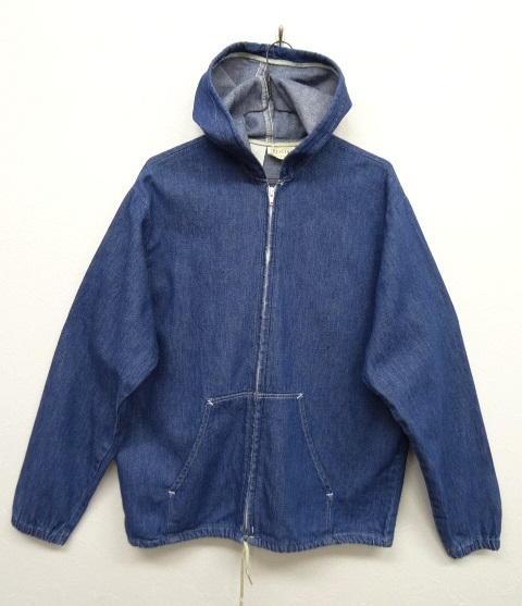 画像: 90'S MELTON デニム ジップパーカー USA製 (VINTAGE) 「Parka」 入荷しました。