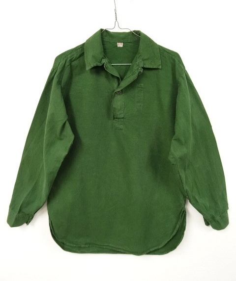 画像: スウェーデン軍 M55 ラウンド ミリタリーシャツ (VINTAGE) 「L/S Shirt」 入荷しました。