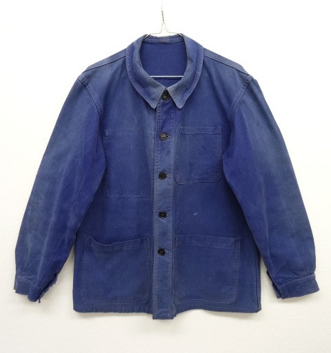 画像: フレンチ ワーク カバーオール ジャケット ブルー (VINTAGE) 「Jacket」 入荷しました。