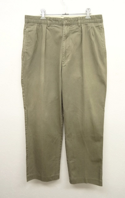 画像: 90'S RALPH LAUREN ツープリーツ チノパンツ KHAKI (USED) 「Bottoms」 入荷しました。