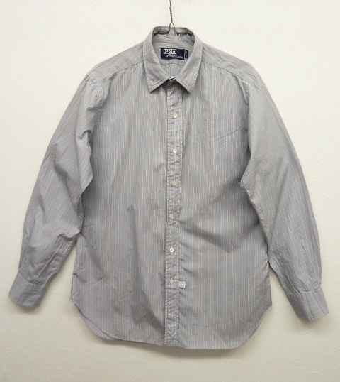 画像: 90'S RALPH LAUREN ストライプシャツ (USED) 「L/S Shirt」 入荷しました。