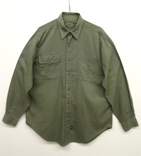 画像: 90'S POLO COUNTRY ヘリンボーンツイル 長袖シャツ (VINTAGE) 「L/S Shirt」 入荷しました。