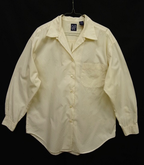 画像: 90'S GAP オープンカラー 長袖シャツ (VINTAGE) 「L/S Shirt」 入荷しました。