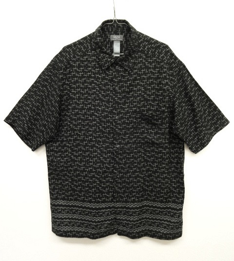 画像: 90'S CRAZY HORSE レーヨン 半袖シャツ BLACK/WHITE (VINTAGE) 「S/S Shirt」 入荷しました。