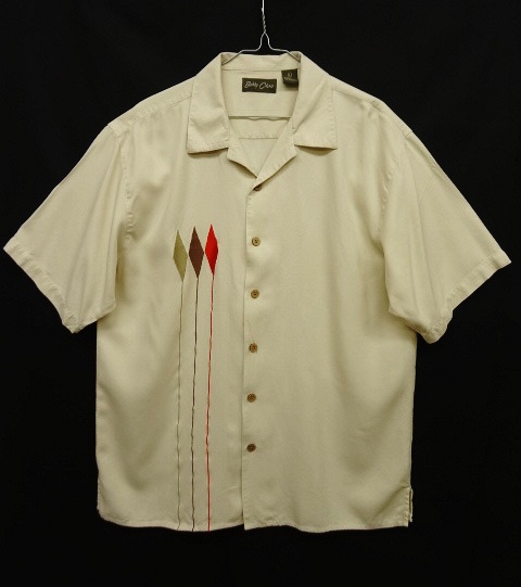 画像: BOBBY CHAN オープンカラー 刺繍入り シルクシャツ オフホワイト (VINTAGE) 「S/S Shirt」 入荷しました。
