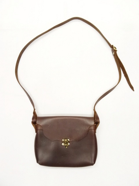 画像: FERNAND LEATHER "HORIZONTAL LATCH POUCH" オールレザー ショルダーバッグ USA製 (USED) 「Bag」 入荷しました。