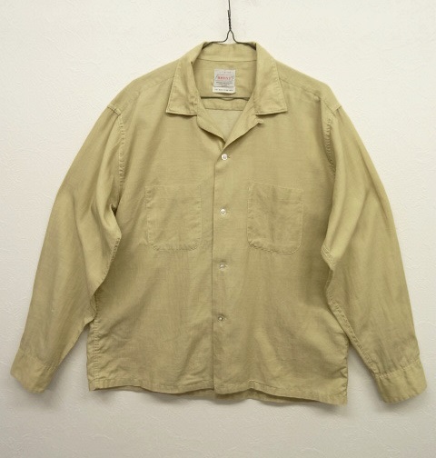 画像: 50'S BRENT オープンカラーシャツ DAN RIVER社製ファブリック (VINTAGE) 「L/S Shirt」 入荷しました。
