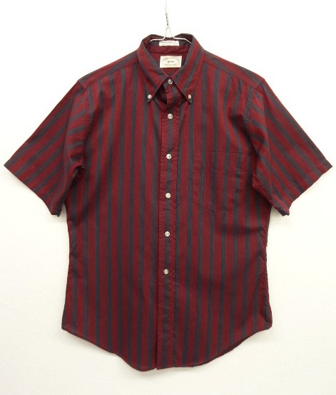 画像: 60'S YORKE 半袖 ボタンダウンシャツ ストライプ (VINTAGE) 「S/S Shirt」 入荷しました。