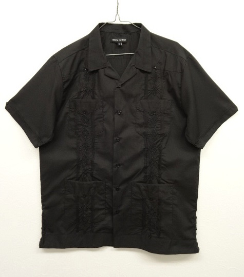 画像: ALBERTO CARDINALI 半袖 キューバシャツ BLACK (NEW) 「S/S Shirt」 入荷しました。