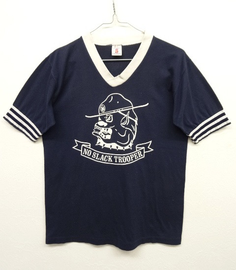 画像: 80'S SOFFE USMC ブルドッグプリント Vネック Tシャツ USA製 (VINTAGE) 「T-Shirt」 入荷しました。