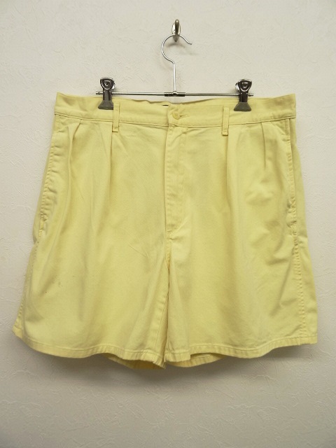 画像: 90'S RALPH LAUREN ツープリーツ チノショーツ YELLOW (VINTAGE) 「Shorts」 入荷しました。