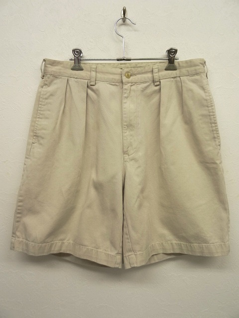 画像: 90'S RALPH LAUREN ツープリーツ チノショーツ BEIGE (VINTAGE) 「Shorts」 入荷しました。