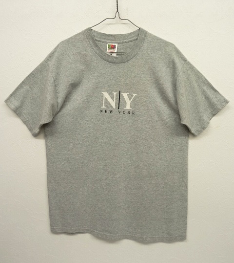 画像: 90'S NEWYORK NYプリント Tシャツ グレー (USED) 「T-Shirt」 入荷しました。