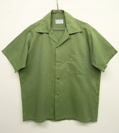 画像: 60'S TOWNCRAFT 半袖 オープンカラーシャツ グリーン (VINTAGE) 「S/S Shirt」 入荷しました。