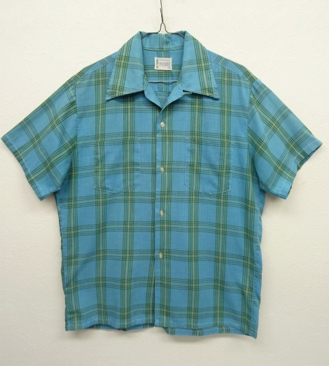 画像: 60'S TOWNCRAFT 半袖 オープンカラーシャツ チェック柄 (VINTAGE) 「S/S Shirt」 入荷しました。