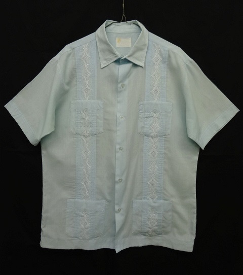画像: NUYORK 半袖 キューバシャツ サックスブルー (VINTAGE) 「S/S Shirt」 入荷しました。