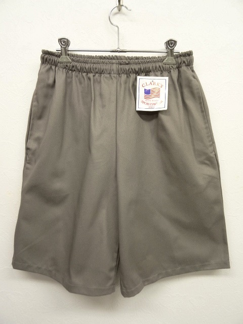 画像: CLARKS SPORTSWEAR ドローコード付き ショーツ GREY USA製 (NEW) 「Shorts」 入荷しました。