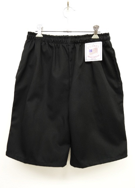 画像: CLARKS SPORTSWEAR ドローコード付き ショーツ BLACK USA製 (NEW) 「Shorts」 入荷しました。