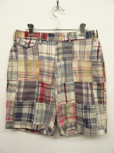 画像: RALPH LAUREN マドラスチェック パッチワーク ショーツ (USED) 「Shorts」 入荷しました。