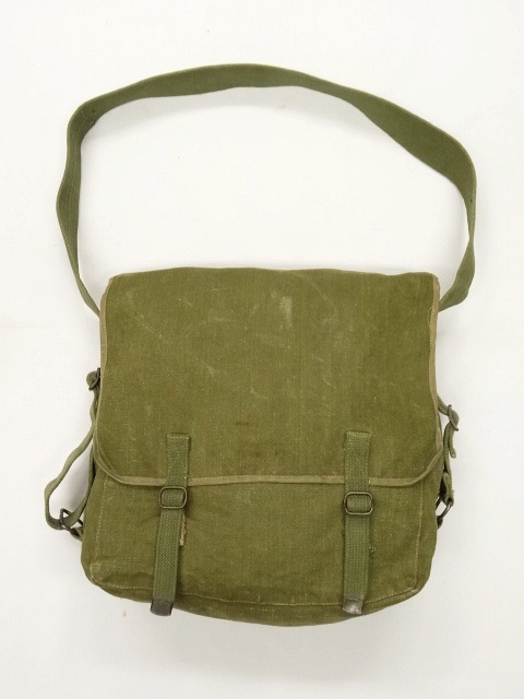 画像: 50'S フランス軍 コットンリネン ショルダーバッグ (VINTAGE) 「Bag」 入荷しました。
