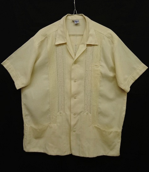 画像: GUAYABERAS FINAS リネン 半袖 メキシカンシャツ (VINTAGE) 「S/S Shirt」 入荷しました。