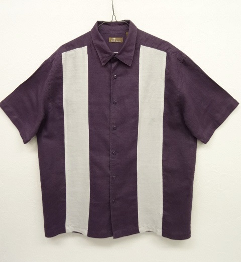 画像: Cafe Luna リネン 半袖 切替ボックスシャツ (VINTAGE) 「S/S Shirt」 入荷しました。