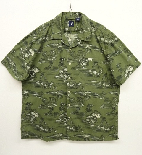 画像: 90'S GAP オープンカラー アロハシャツ (VINTAGE) 「S/S Shirt」 入荷しました。