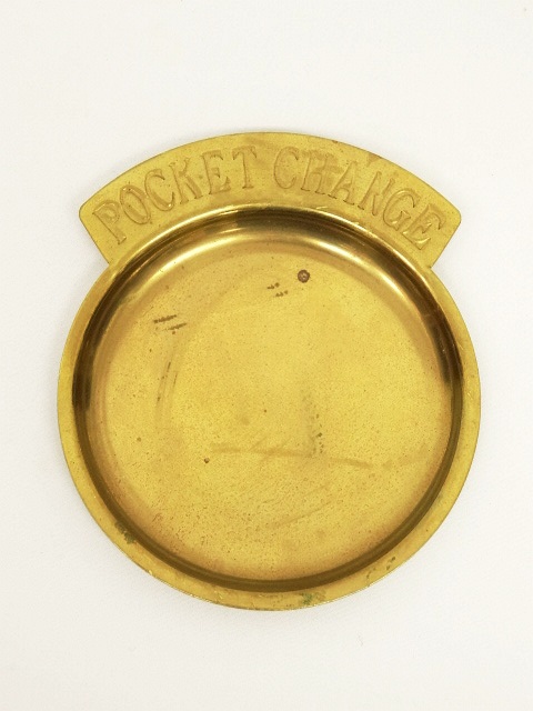 画像: ブラス製 POCKET CHANGE マネートレイ 小物入れ (ANTIQUE) 「Antique Goods」 入荷しました。