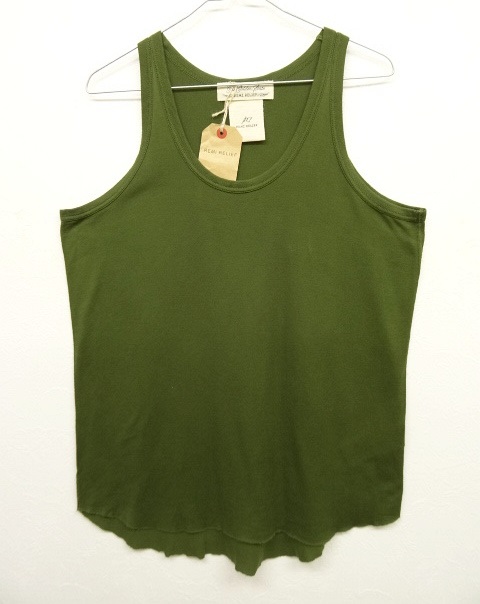 画像: Remi Relief スーピマピケ天竺 タンクトップ GREEN (NEW) 「No Sleeve」 入荷しました。