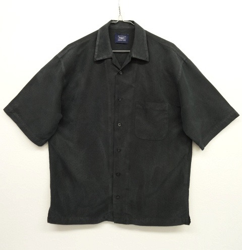 画像: HAGGER レーヨン 半袖 ボックスシャツ ブラック (VINTAGE) 「S/S Shirt」 入荷しました。