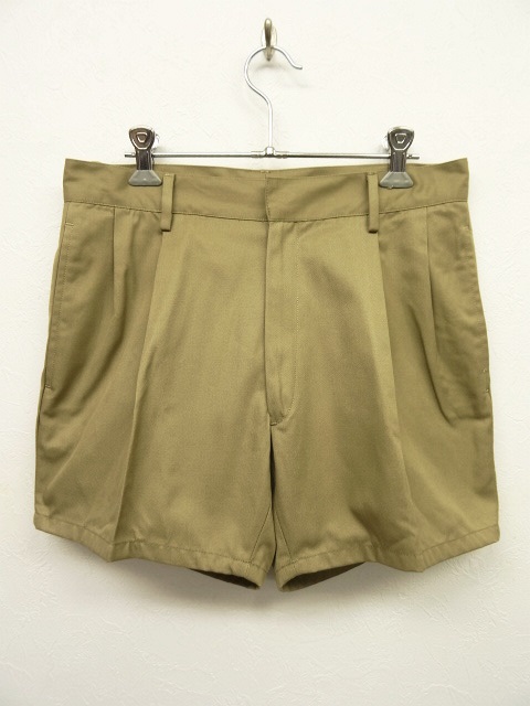 画像: イタリア軍 A.M.I. プリーツ入り チノショーツ BEIGE (DEADSTOCK) 「Shorts」 入荷しました。