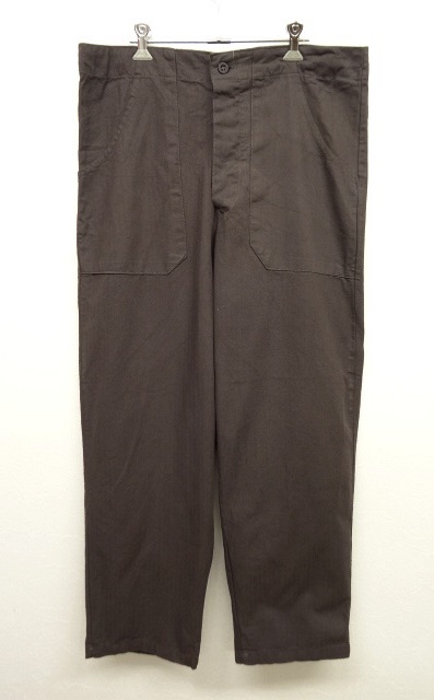 画像: 60'S チェコ軍 HBT ドローコード付き パンツ CHARCOAL (DEADSTOCK) 「Bottoms」 入荷しました。