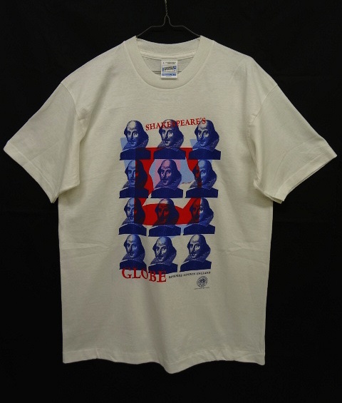 画像: 90'S SHAKESPEARE シェイクスピアオフィシャル Tシャツ WHITE (DEADSTOCK) 「T-Shirt」 入荷しました。