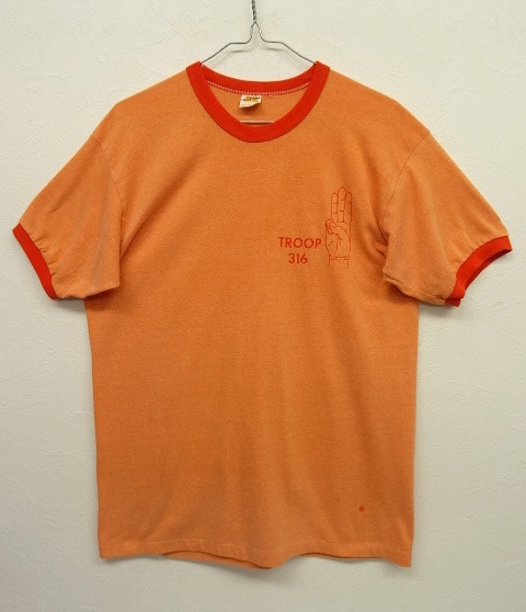 画像: 70'S RUSSELL ATHLETIC "TROOP316" リンガー Tシャツ USA製 (VINTAGE) 「T-Shirt」 入荷しました。