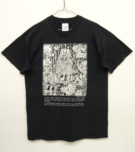 画像: 90'S SHAKESPEARE シェイクスピアオフィシャル Tシャツ BLACK (VINTAGE) 「T-Shirt」 入荷しました。