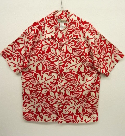 画像: PATALOHA 半袖 アロハシャツ レッド/ホワイト (VINTAGE) 「S/S Shirt」 入荷しました。