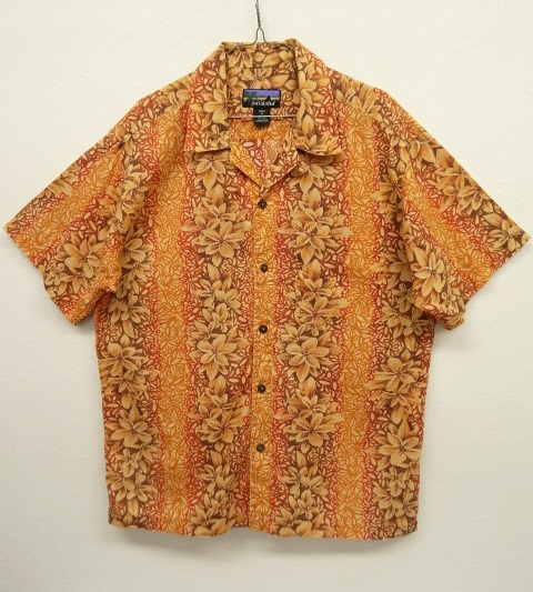 画像: PATALOHA 半袖 アロハシャツ オレンジベース/フラワー柄 (VINTAGE) 「S/S Shirt」 入荷しました。