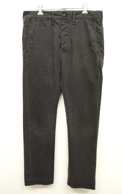 画像: RRL フラップ付きポケット チノパンツ BLACK (USED) 「Bottoms」 入荷しました。