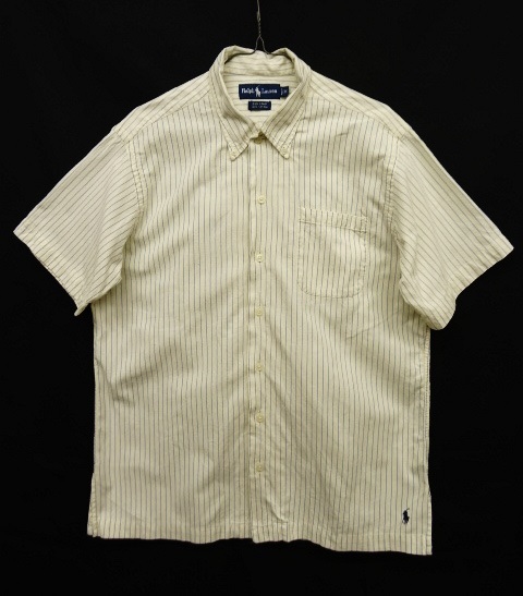 画像: 90'S RALPH LAUREN 半袖 ボックスシャツ ストライプ (USED) 「S/S Shirt」 入荷しました。