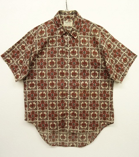 画像: 60'S ARROW 半袖 シャツ 紋章柄 USA製 (VINTAGE) 「S/S Shirt」 入荷しました。