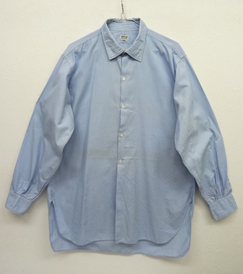 画像: 60'S フレンチワーク SANFOR製生地 グランパシャツ (VINTAGE) 「L/S Shirt」 入荷しました。